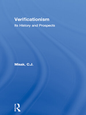 cover image of Verificationism